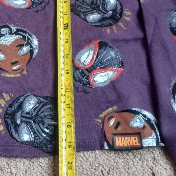 Marvel Sweatshirt‎ Black Panther Nikkolas Smith Women Graphic Purple Sz S Tee - Picture 7 of 8